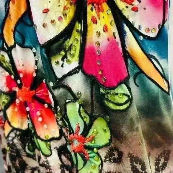 Spy Zone Floral Sleeveless Midi Dress - Picture 12 of 14